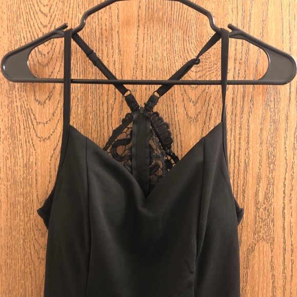 Monique Lace Back Black Jumpsuit from Francesca’s NWT Women’s Small - Picture 6 of 8